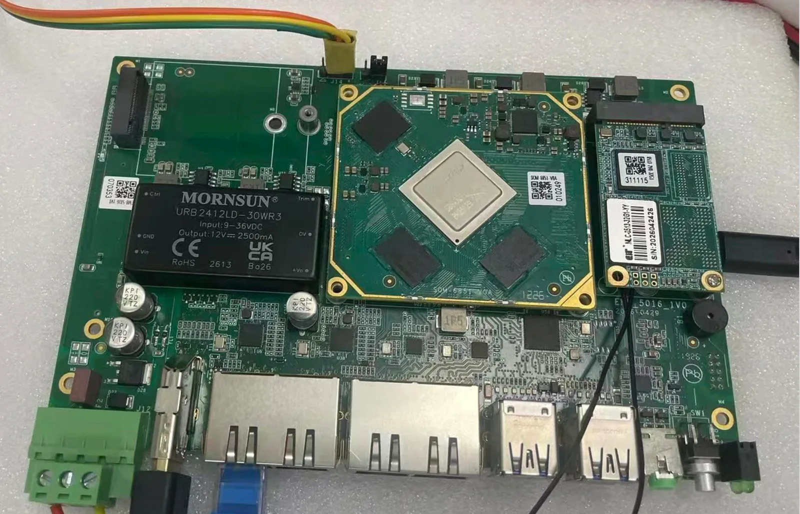 User-supplied RK3588 industrial controller board, published unchanged