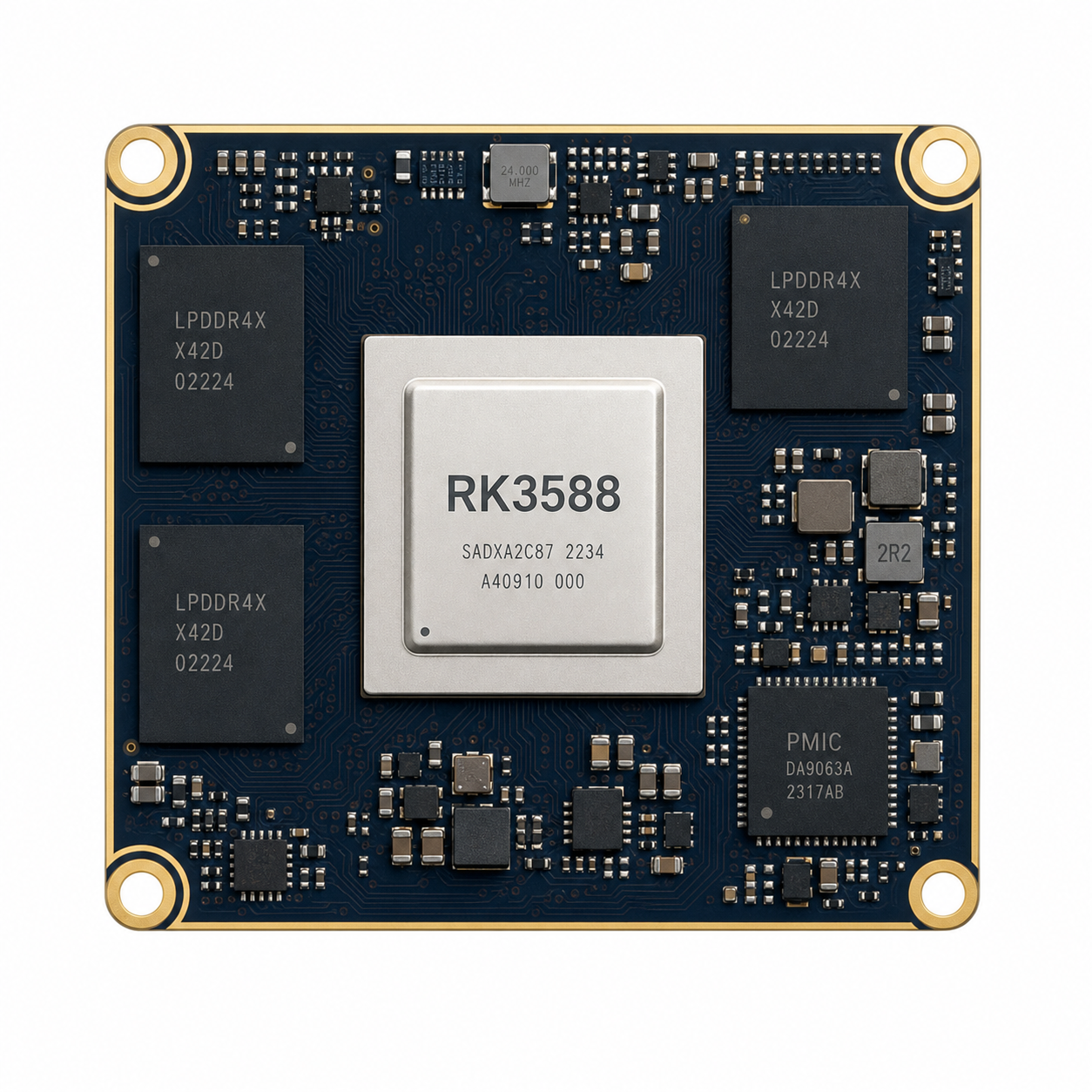 Original RK3588 edge-AI core board illustration
