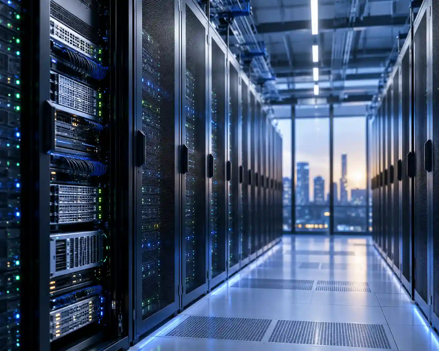 Data center server racks
